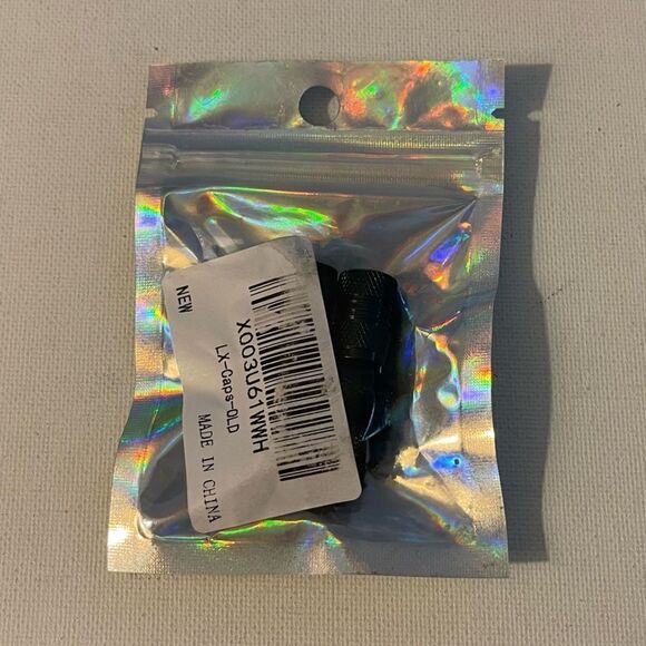 Lexus logo valve Stem caps in Black set of 4. NWT - Picture 4 of 4